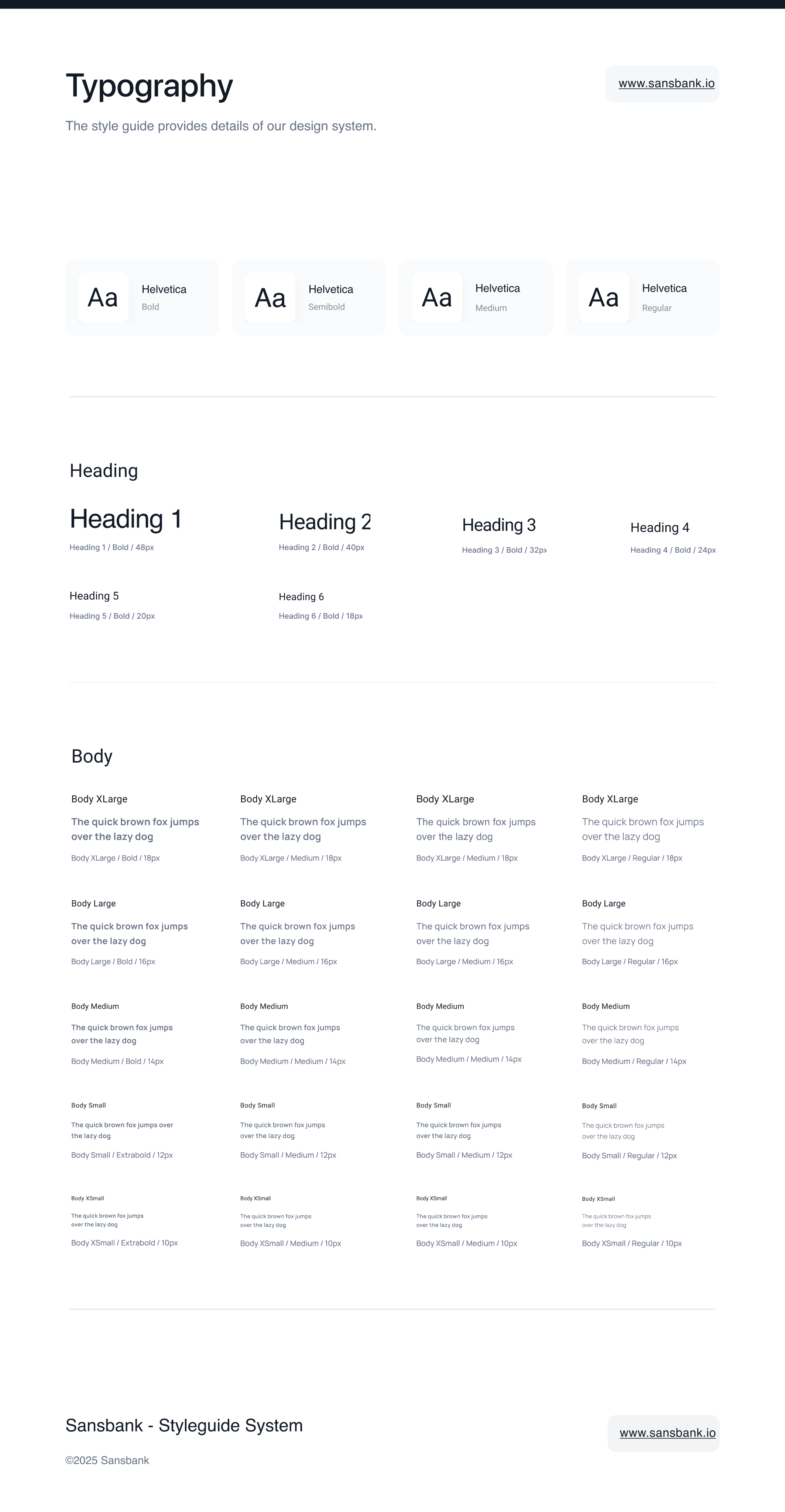 Design system colors